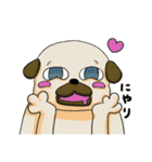 パグの日常。。（個別スタンプ：33）
