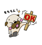 パグの日常。。（個別スタンプ：36）