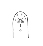 ミミズに似ているキャラクターの表現（個別スタンプ：3）