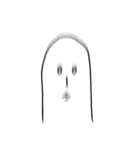 ミミズに似ているキャラクターの表現（個別スタンプ：5）