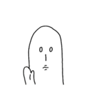 ミミズに似ているキャラクターの表現（個別スタンプ：21）
