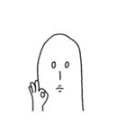 ミミズに似ているキャラクターの表現（個別スタンプ：25）