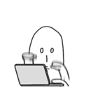 ミミズに似ているキャラクターの表現（個別スタンプ：27）