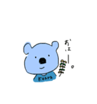 blue t shirts.（個別スタンプ：7）