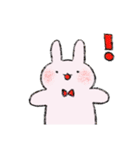うさぎくんとねこくんのスタンプ（個別スタンプ：7）