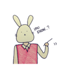 うさぎ先生！（個別スタンプ：12）