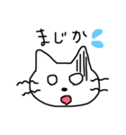 ゆるいしろねこのしーちゃん（個別スタンプ：14）