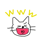ゆるいしろねこのしーちゃん（個別スタンプ：15）