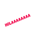 簡単なスペイン語の単語（個別スタンプ：1）
