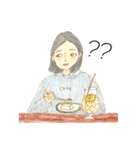 食べるの大好きスタンプ（個別スタンプ：17）