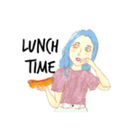 食べるの大好きスタンプ（個別スタンプ：34）