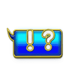 吹き出しN-1金文字（個別スタンプ：3）