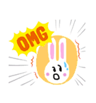 白うさぎくんのスタンプ（個別スタンプ：11）