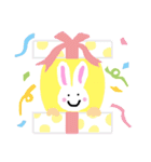 白うさぎくんのスタンプ（個別スタンプ：16）