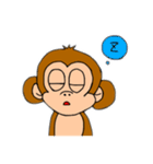 お猿のきもち。（個別スタンプ：5）