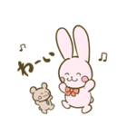 うさちゃんとくまくん（個別スタンプ：2）