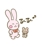 うさちゃんとくまくん（個別スタンプ：23）