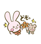 うさちゃんとくまくん（個別スタンプ：30）