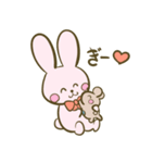 うさちゃんとくまくん（個別スタンプ：32）