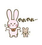 うさちゃんとくまくん（個別スタンプ：34）