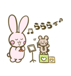 うさちゃんとくまくん（個別スタンプ：39）