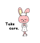あるある英語 うさぎとパンダVer.（個別スタンプ：7）