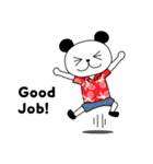あるある英語 うさぎとパンダVer.（個別スタンプ：18）