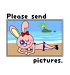 あるある英語 うさぎとパンダVer.（個別スタンプ：30）