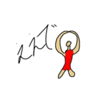 絵が下手でも日常で使えるスタンプ集（個別スタンプ：4）