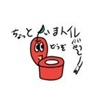 わらうリンゴ（個別スタンプ：3）
