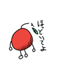 わらうリンゴ（個別スタンプ：4）