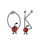 わらうリンゴ（個別スタンプ：14）