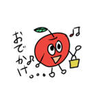 わらうリンゴ（個別スタンプ：16）