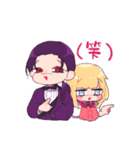 ピンク髪ちゃんと愉快な仲間たち（個別スタンプ：14）