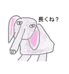 動物、アニマル。これ手書きです！（個別スタンプ：4）