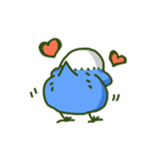 青い鳥(寝て過ごしたい)（個別スタンプ：3）