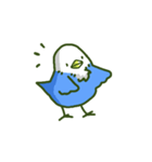 青い鳥(寝て過ごしたい)（個別スタンプ：4）