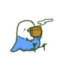 青い鳥(寝て過ごしたい)（個別スタンプ：6）