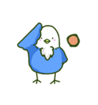 青い鳥(寝て過ごしたい)（個別スタンプ：19）