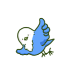 青い鳥(寝て過ごしたい)（個別スタンプ：32）
