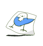 青い鳥(寝て過ごしたい)（個別スタンプ：35）