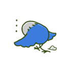 青い鳥(寝て過ごしたい)（個別スタンプ：37）
