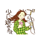 ネコトオンナノコ（個別スタンプ：8）
