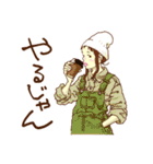 ネコトオンナノコ（個別スタンプ：12）