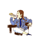 ネコトオンナノコ（個別スタンプ：35）