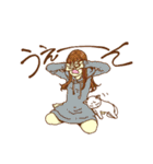 ネコトオンナノコ（個別スタンプ：36）