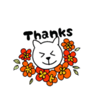シンプル使いやい！のほほんネコ（個別スタンプ：6）