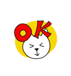 シンプル使いやい！のほほんネコ（個別スタンプ：9）