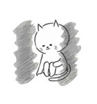しろねこにゃうんちゃん（個別スタンプ：35）