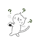 しろねこにゃうんちゃん（個別スタンプ：38）
